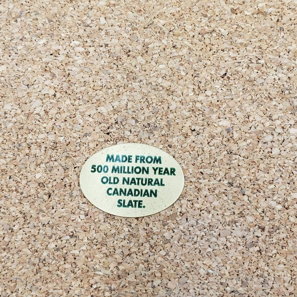 Slate Coaster Set of 4 Square Animal Print Canadian Handcrafted Boxed - Picture 11 of 13